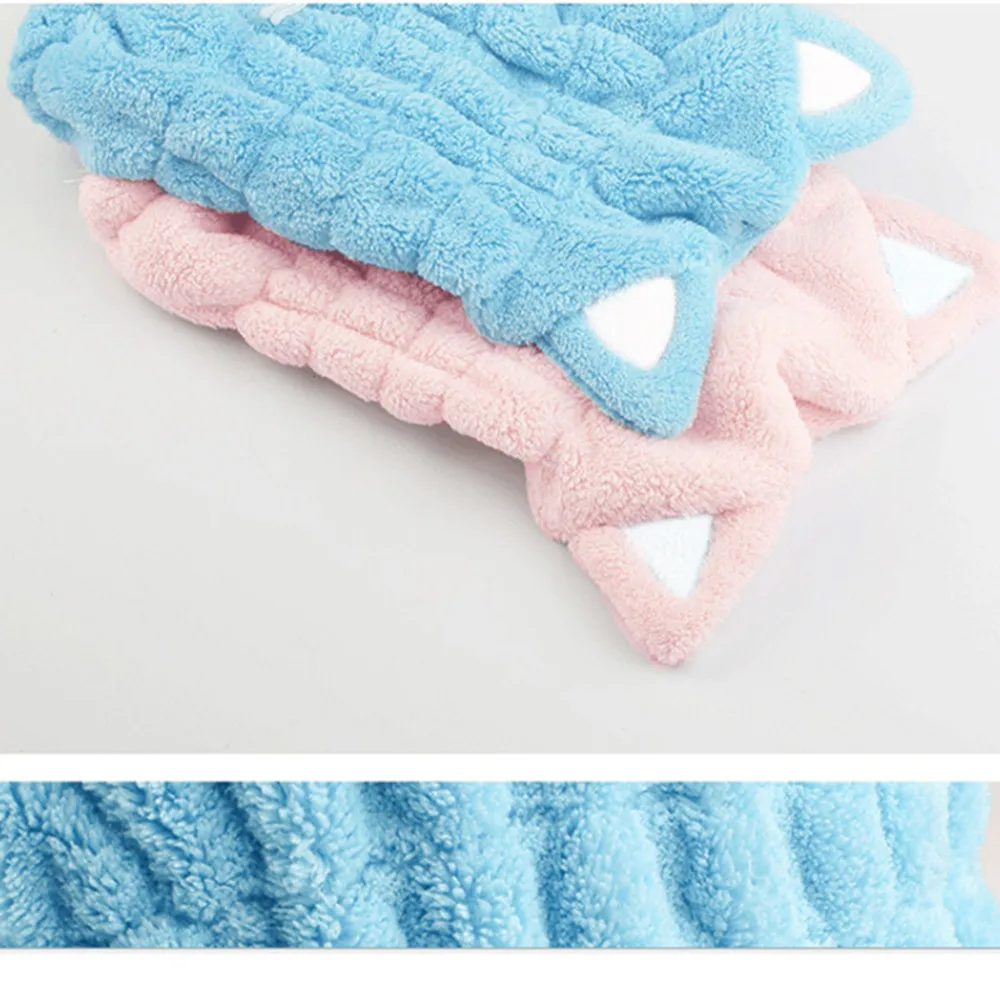 Быстрая сушка полотенце для волос тюрбан быстро сохнет шапка обернутое шапочка