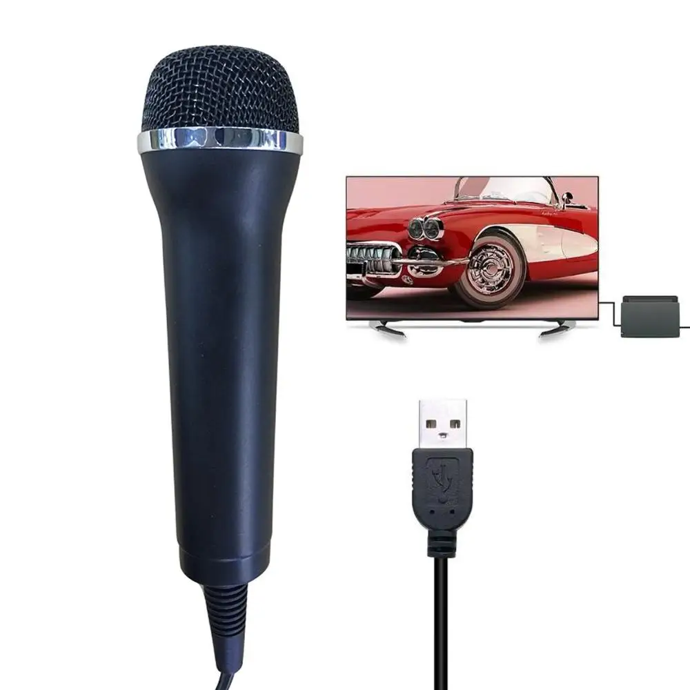 USB Wired Microphone High Performance Gamepads Karaoke MIC For PS4 PS3 PS2 PC XBOXONE 360 WII | Электроника