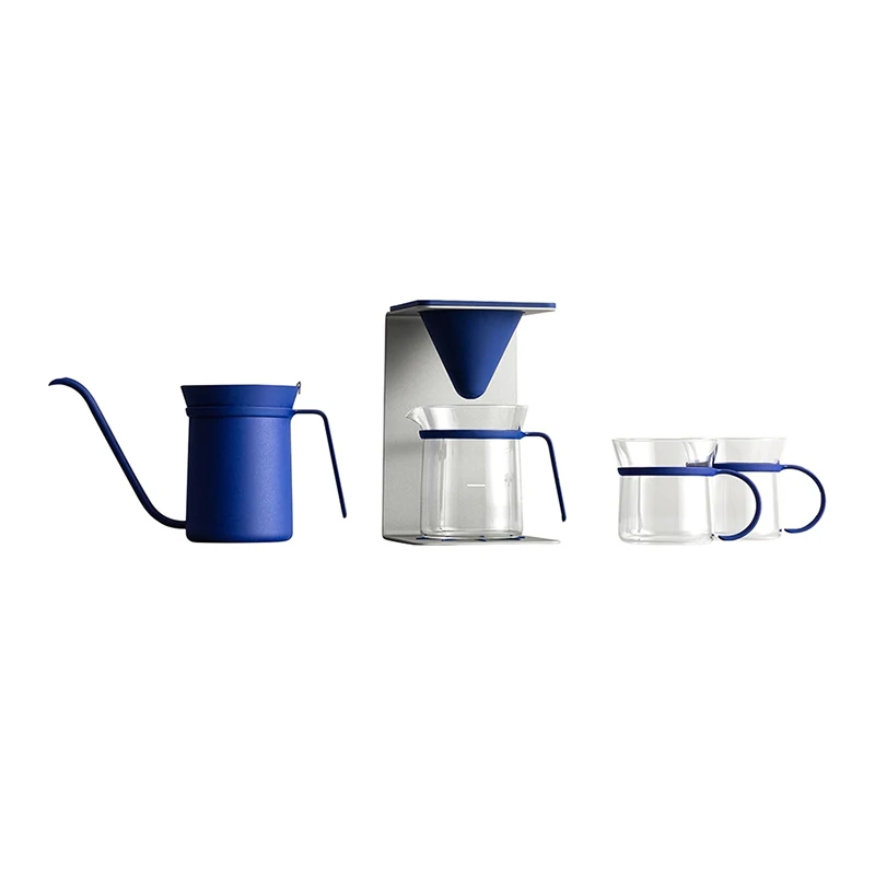 

YANG & XIONG Hand Brew Coffee Gift Set Narrow Mouth Hand Wash Pot Coffeepot Coffee Filter Cup Coffee Tools Set