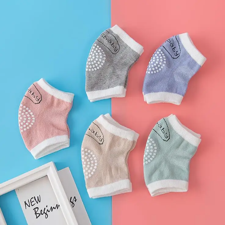 Дышащие наколенники из 2020 хлопка для ползания защита детей на колени Детские