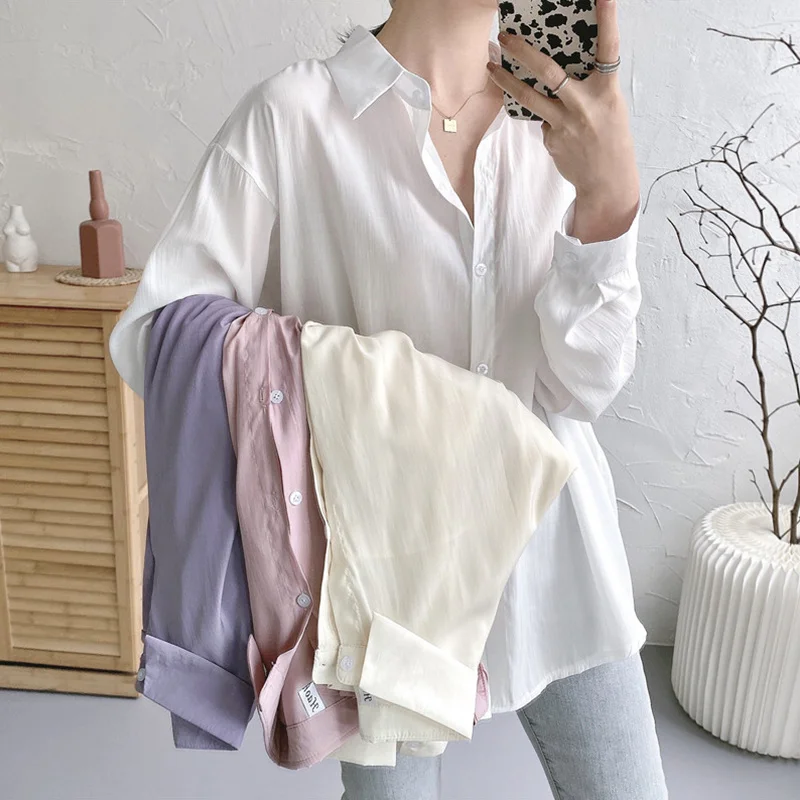 Рубашка женская дизайнерская нишевая новинка 2021 летняя Солнцезащитная рубашка с