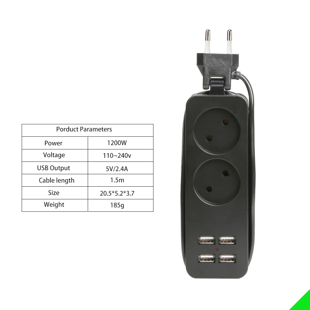 Desktop Plug Socket Portable Travel European Standard For Mobile phone or Tablet |