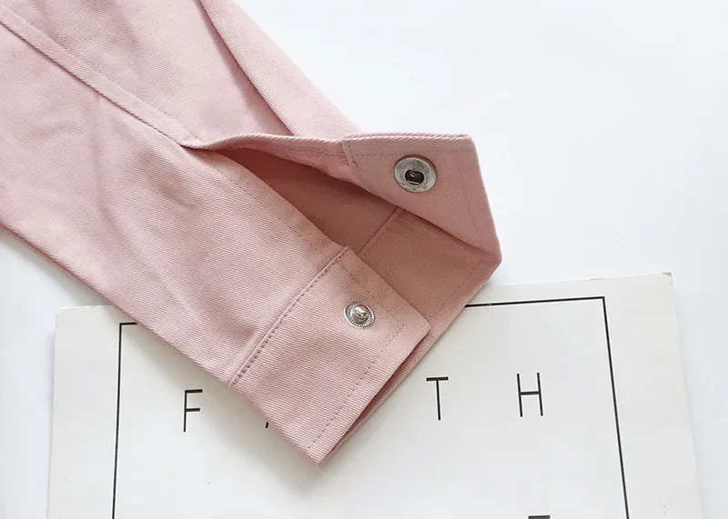 Комплект одежды для маленьких девочек Однотонная куртка с длинными рукавами и