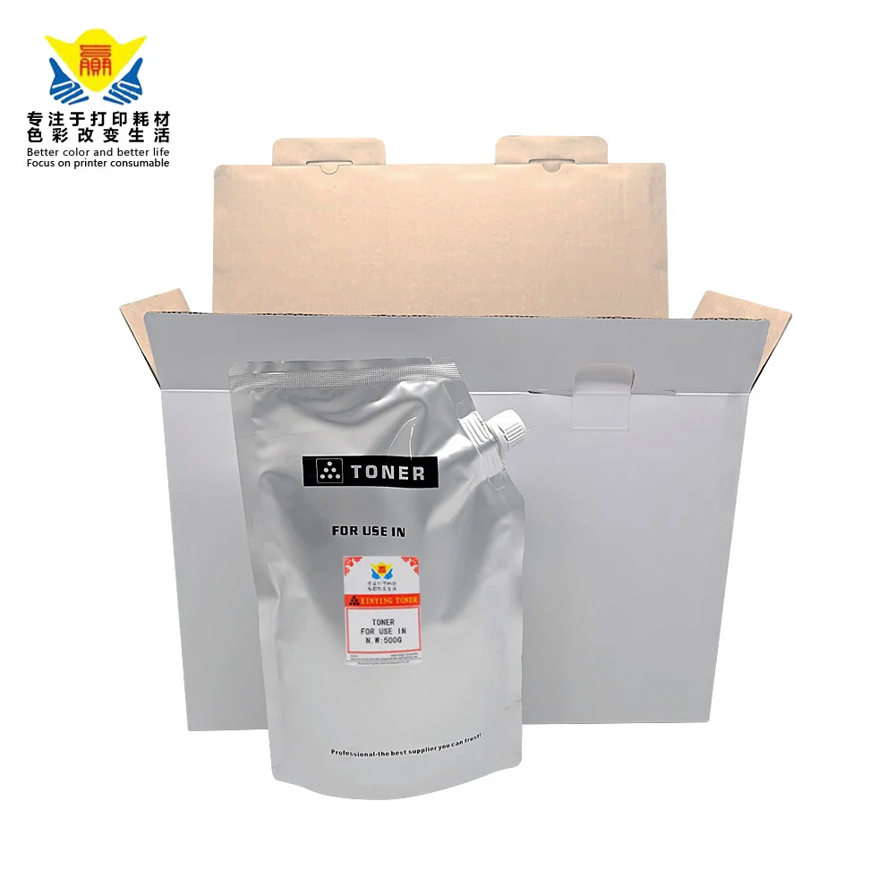 

JIANYINGCHEN Compatible black refill Toner powder For HPs LaseJet Pro P1102 M1212nf (3bags/lot) 500g per bag