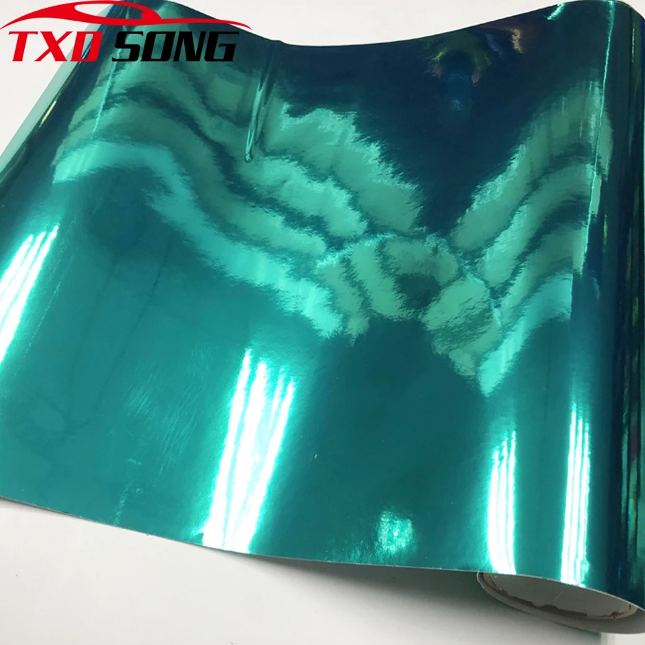 

The newest High stretchable Waterproof UV Protected Tiffany blue Chrome Mirror Vinyl Wrap Sheet Film Car Sticker Decal Sheet