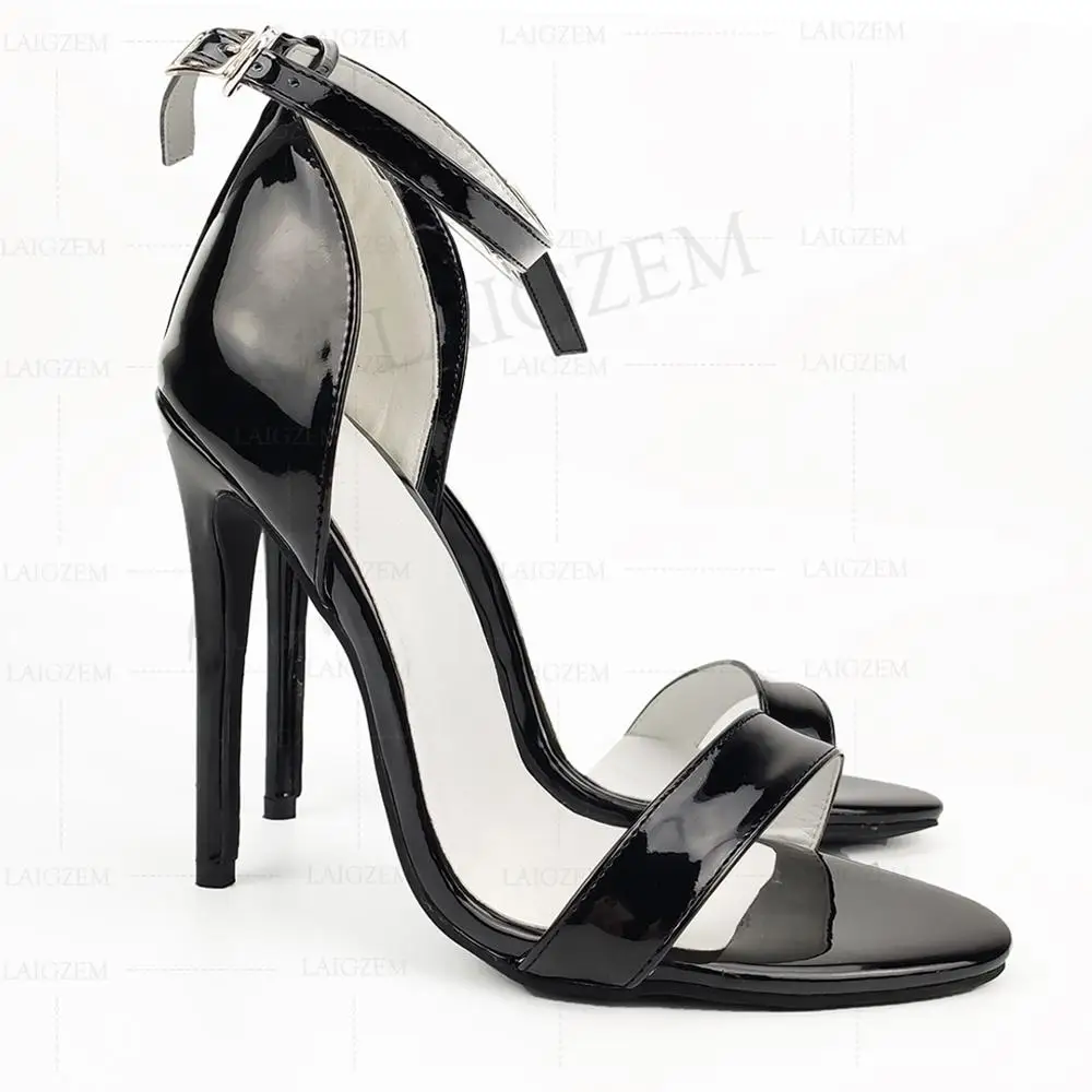 Сандалии laigзем женские на высоком каблуке Босоножки с открытым носком туфли