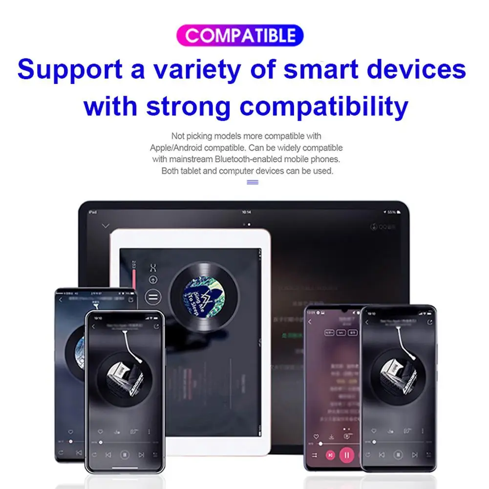 

New TWS Bluetooth Headset Wireless Bluetooth 5.0 Headphone Sports In-ear Earphone Digital Display Stereo Headphones With Mic