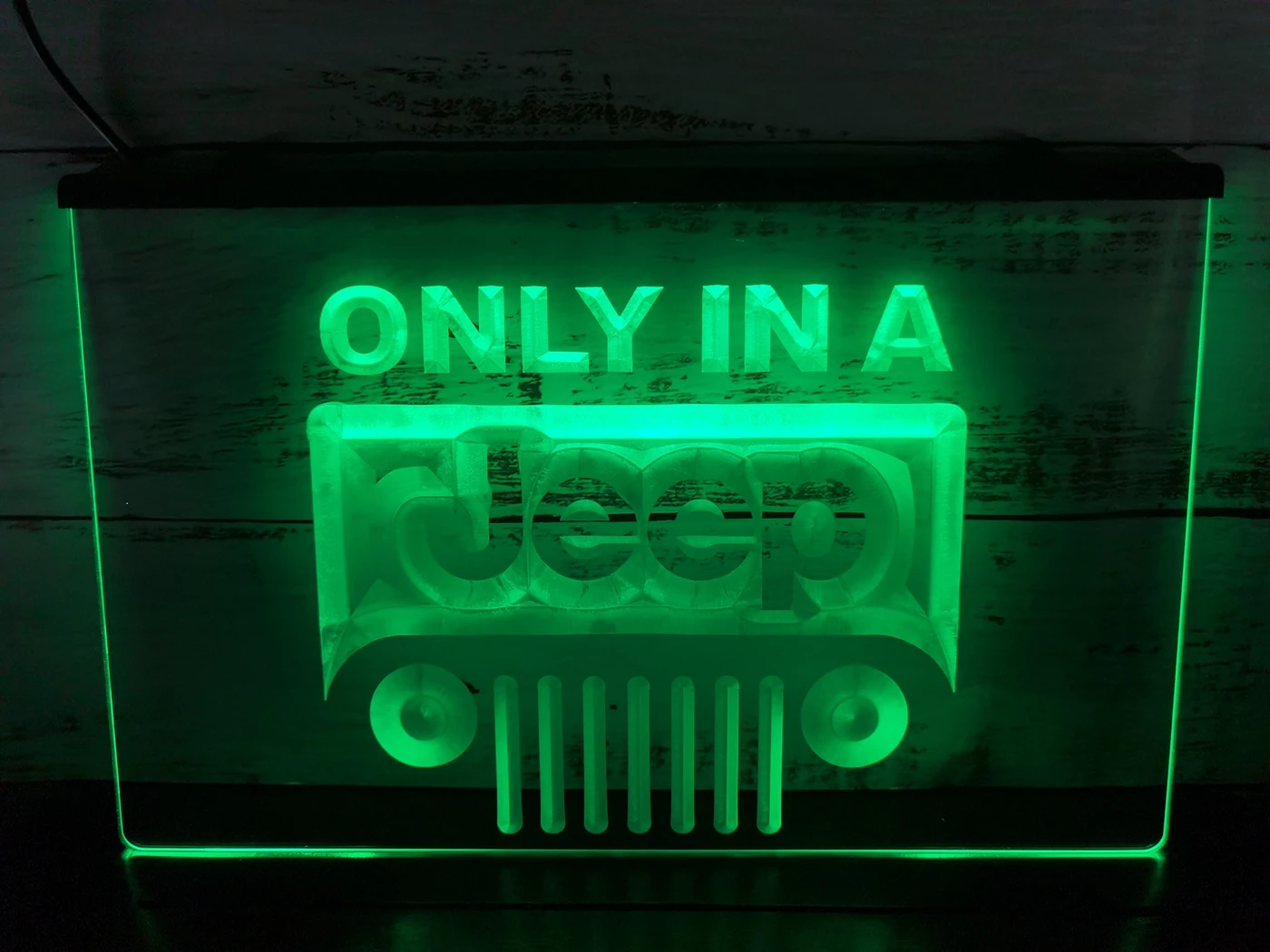D134 Only In A Jeep Led Neon Light Sign | Дом и сад