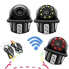 Беспроводной траектория автомобиля динамический Универсальный заднего вида Камера светодиодныйИК Ночное видение Водонепроницаемый видео Системы