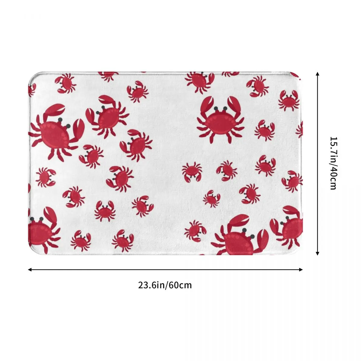 Коврик для ног из крабов и полиэстера нескользящий водостойкий маслостойкий |
