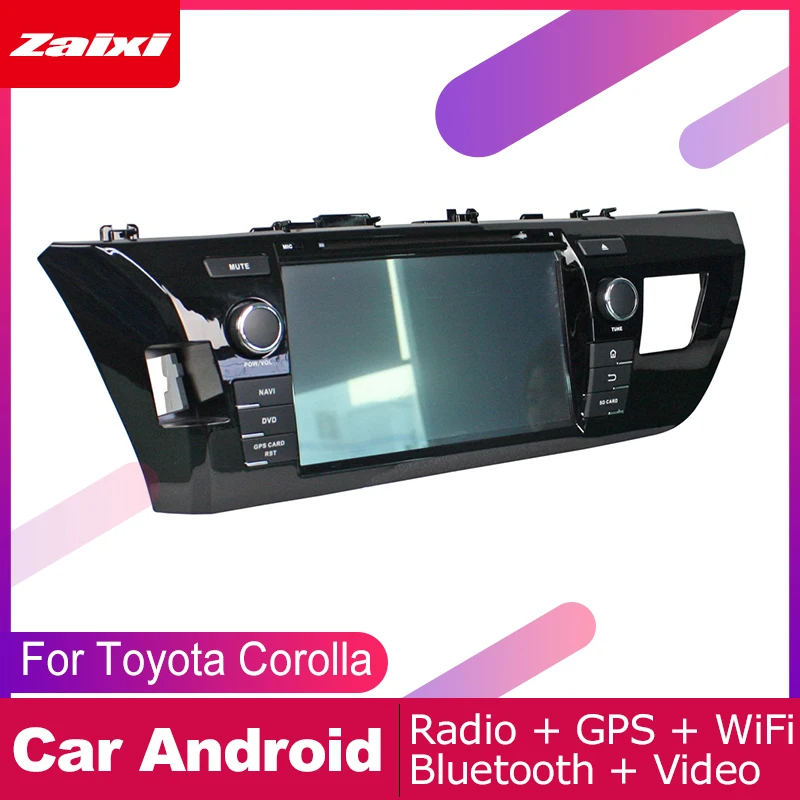 Для Toyota Corolla 2013 ~ 2018 аксессуары для Android автомобильное радио мультимедийный