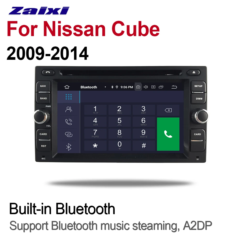 Для Nissan Cube 2009 ~ 2014 2din автомобильный Android 9 GPS навигация мультимедийный плеер