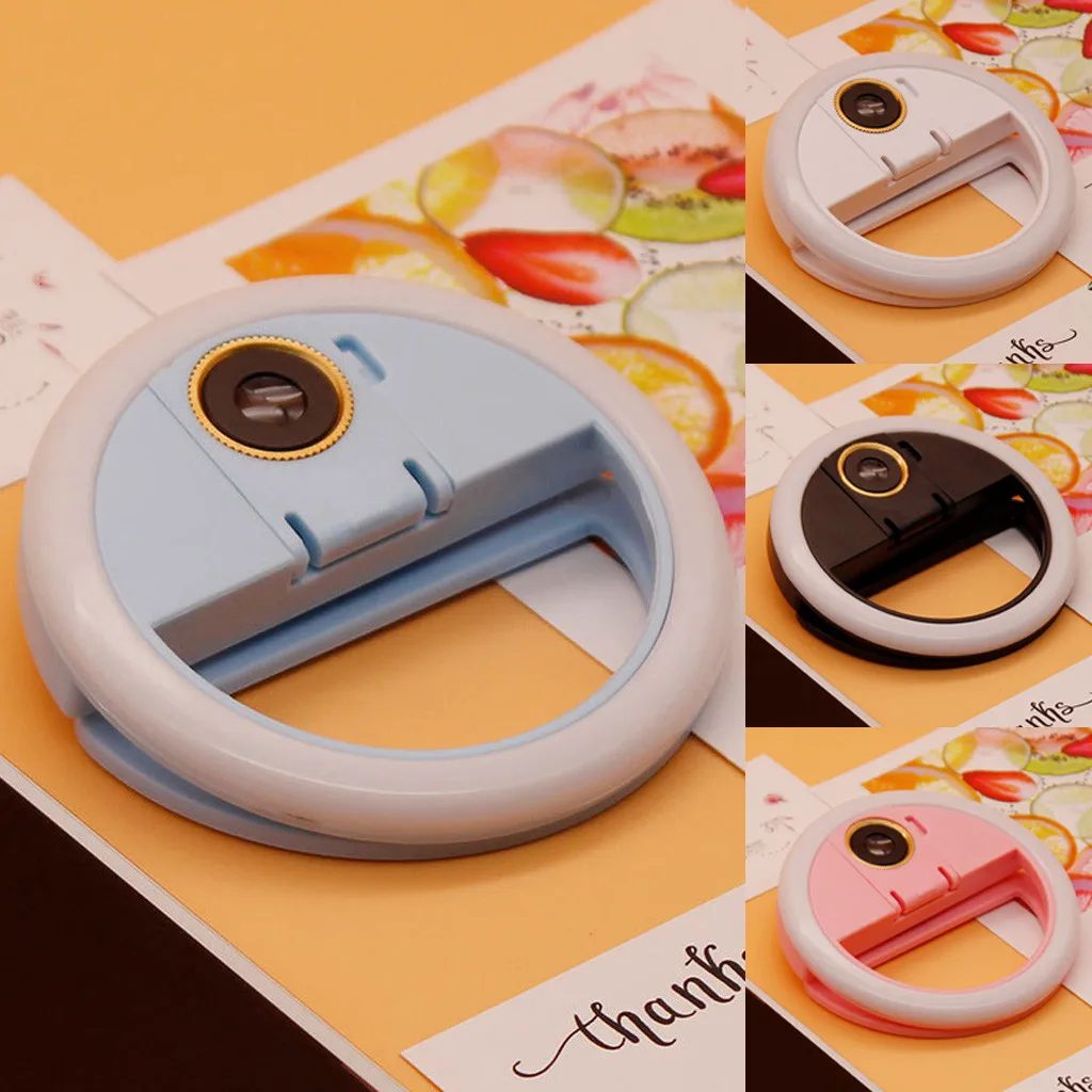 Online Live Selfie Shot LED Flash Rechargeable External Lens Fill-in Self-timer Artifact Led Light | Красота и здоровье