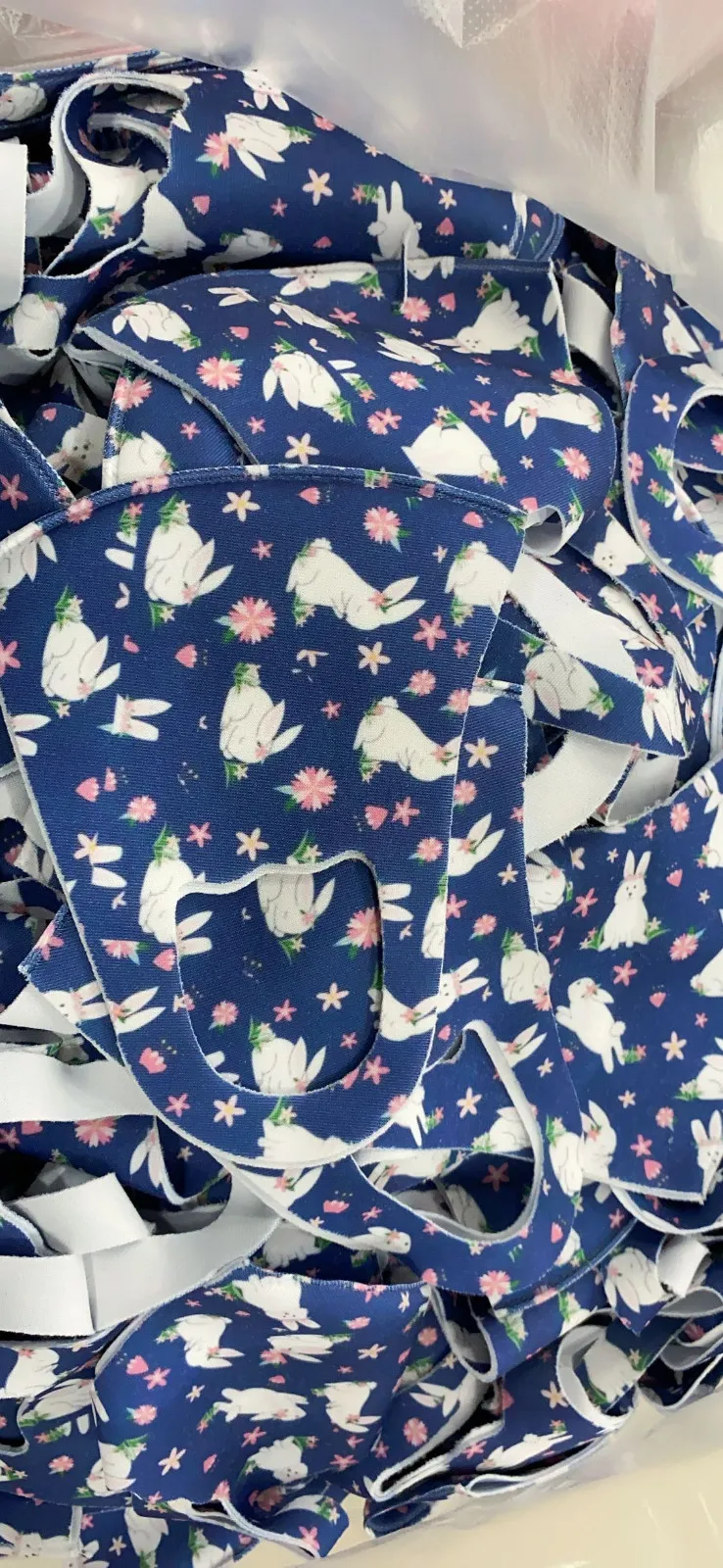 

12PCS mascarilla reutilizable Face Mask Children's Easter Adjustable Health Care masques Windproof Reusable Printed Face Mask