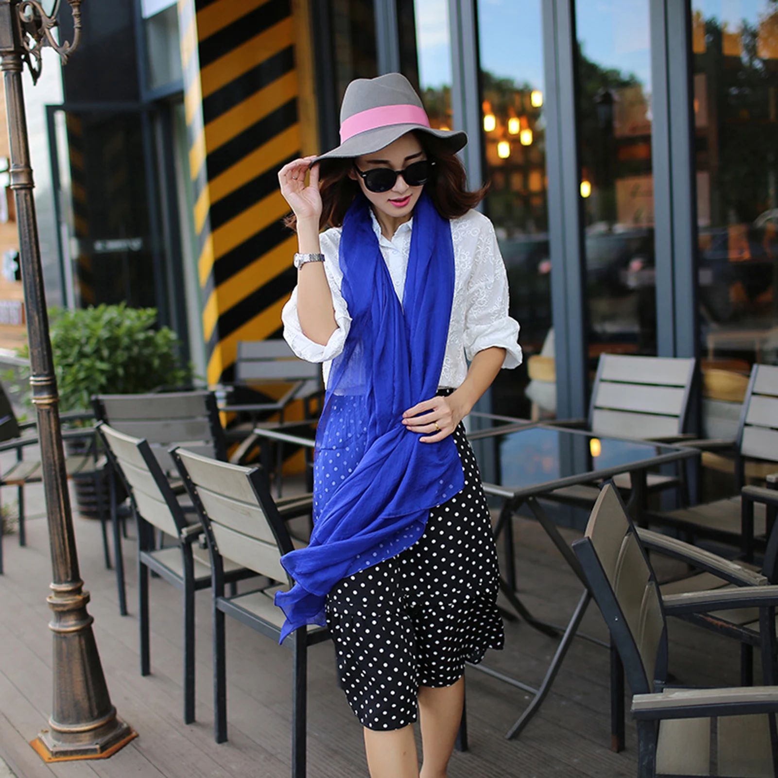 

Ethnic Style All-match Solid Color Cotton Linen Women Soft Long Scarf Shawl Women Scarf Beach Hijab Shawls Wraps Female Foulard