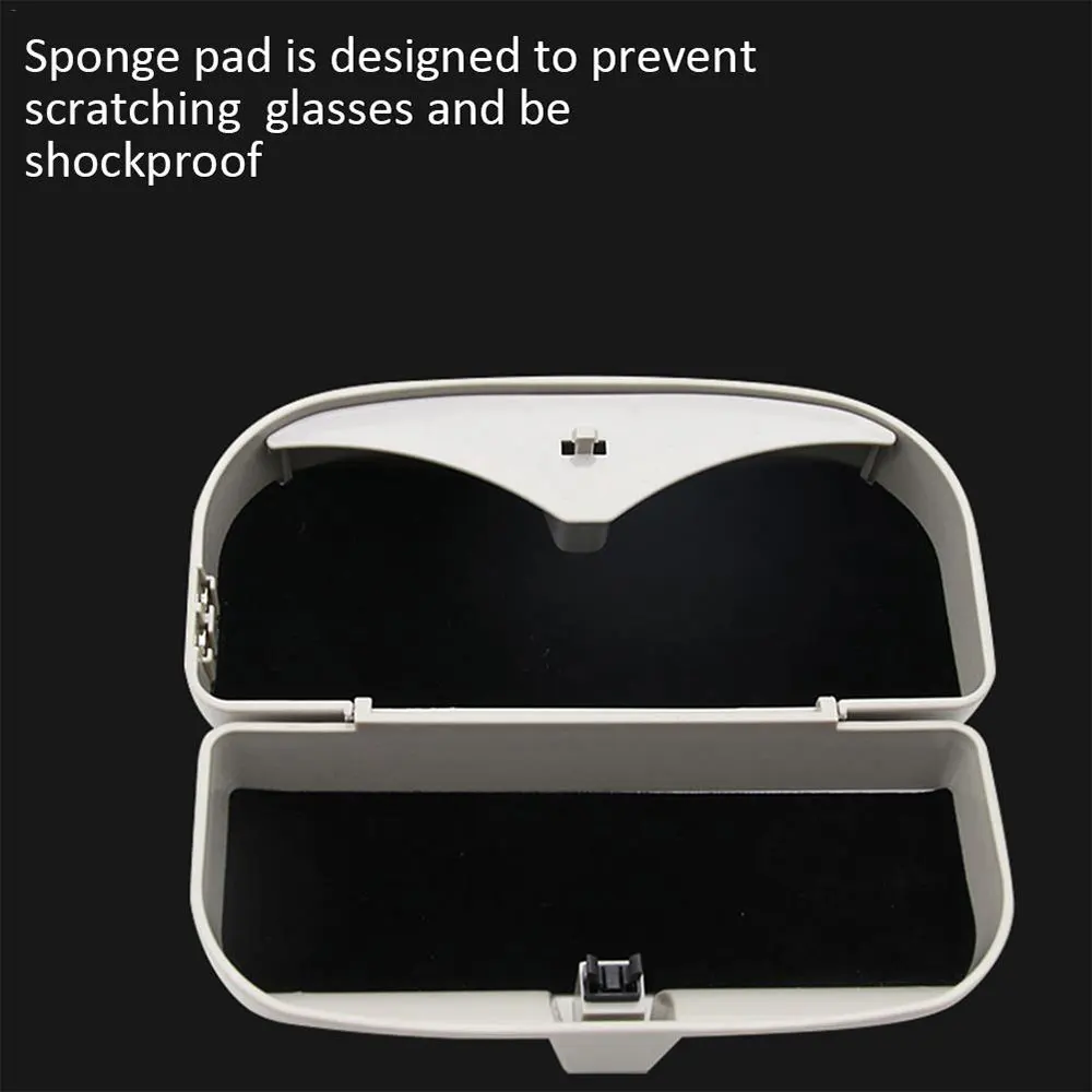 

Magnetic Universal Multi-functional Cars Glasses Storage Box Auto Parts Sunshade Board Glasses Holder Sunglasses 3 Colors