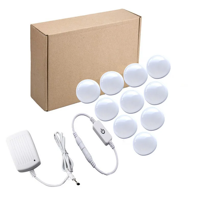 10 шт./компл. Голливуд светодиодных номерного знака светильник s зеркальный