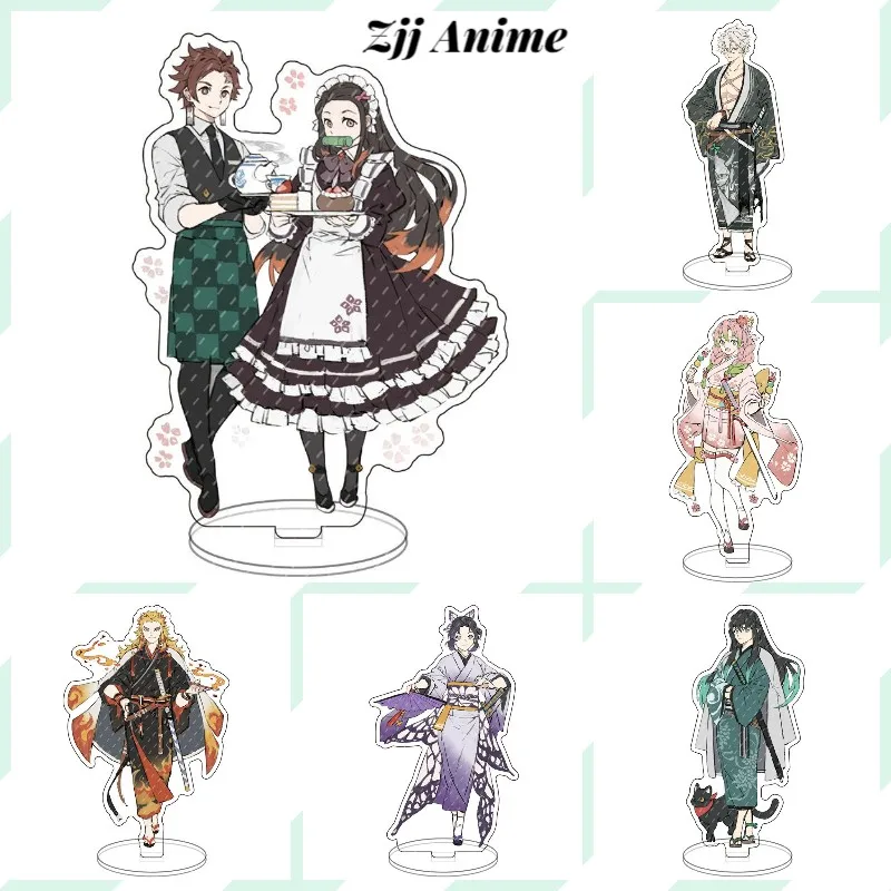 

Demon Slayer: Kimetsu no Yaiba Acrylic Stand Model Toys Nezuko Zenitsu Anime Figure Decoration Action Figure Fans Collectible