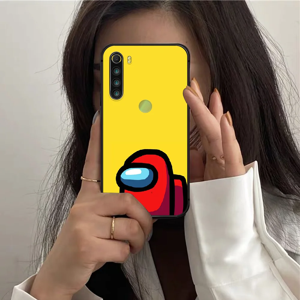 

Game Amongs For Us Phone Case For XIAOMI Redmi Note 6 7 8 9 10 T Pro K40 black Coque Fashion Cell Luxury Etui Pretty Hoesjes