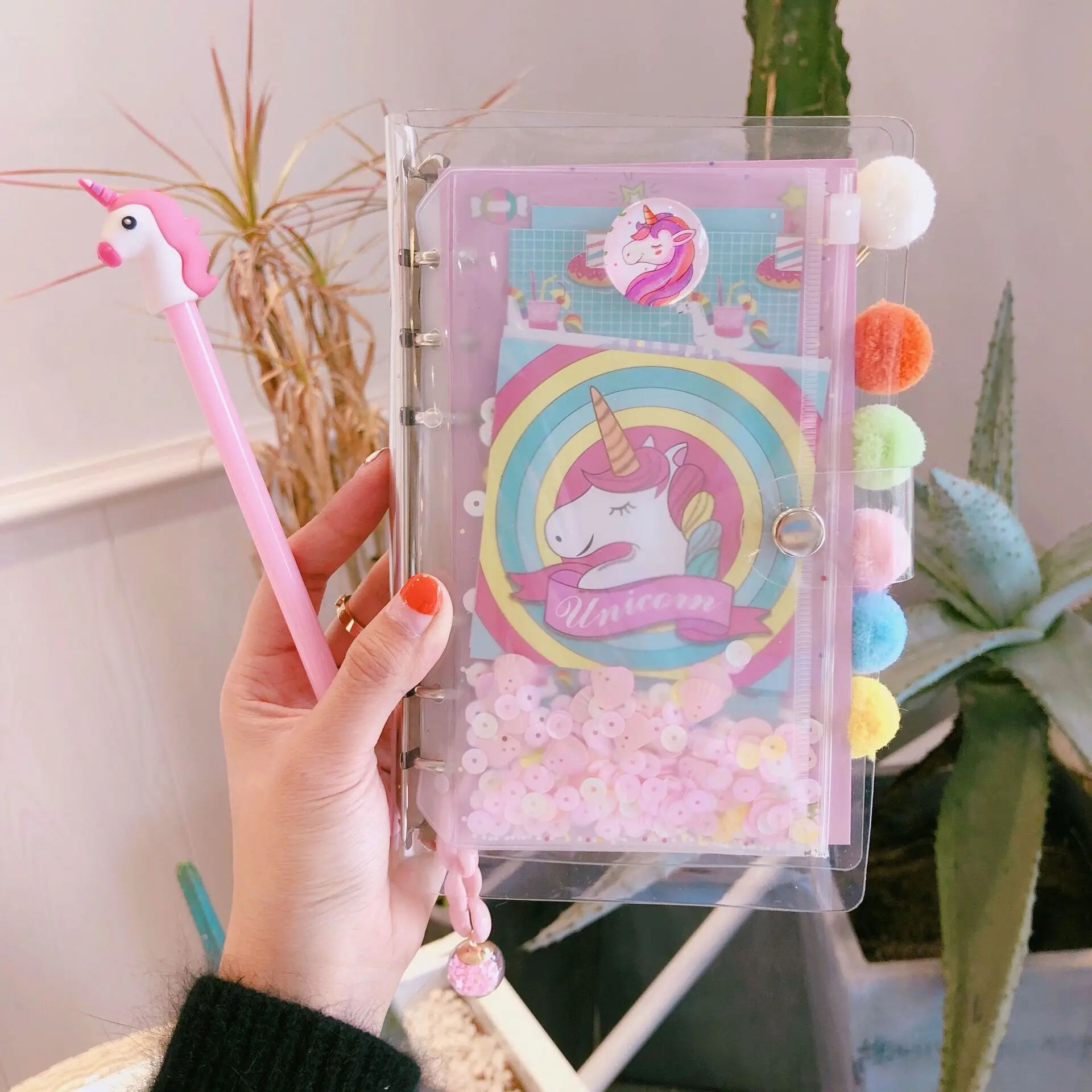 Чехол для карт с изображением единорога фламинго 45 бумаги А6 чехол блокнота