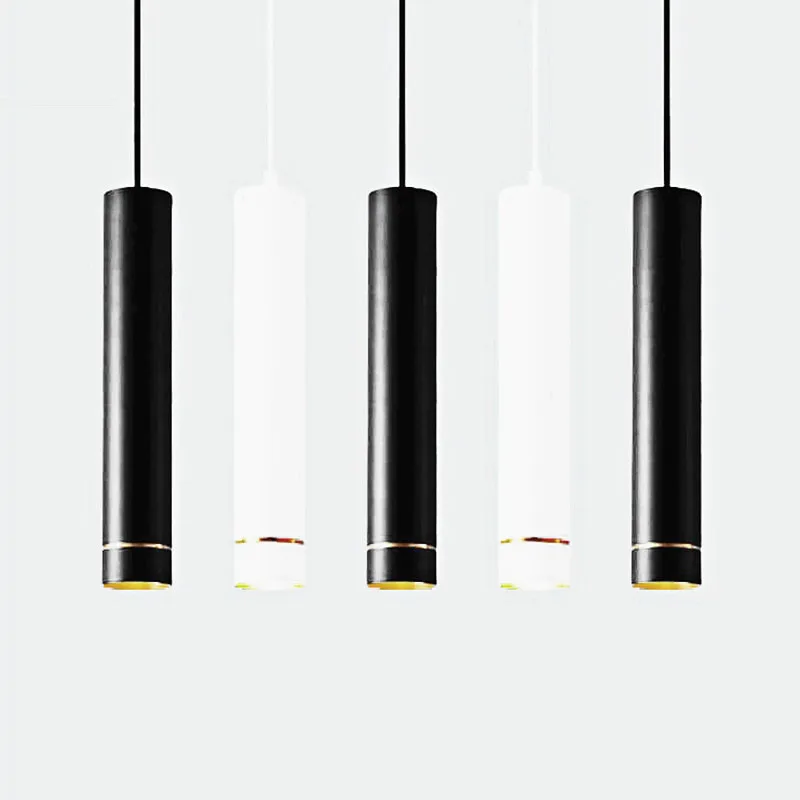 С регулируемой яркостью цилиндр светодиодный подвесные светильники длинная