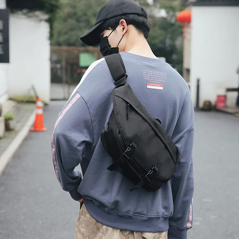 Уличная модная сумка-мессенджер через плечо для мужчин Спортивная велосипедная