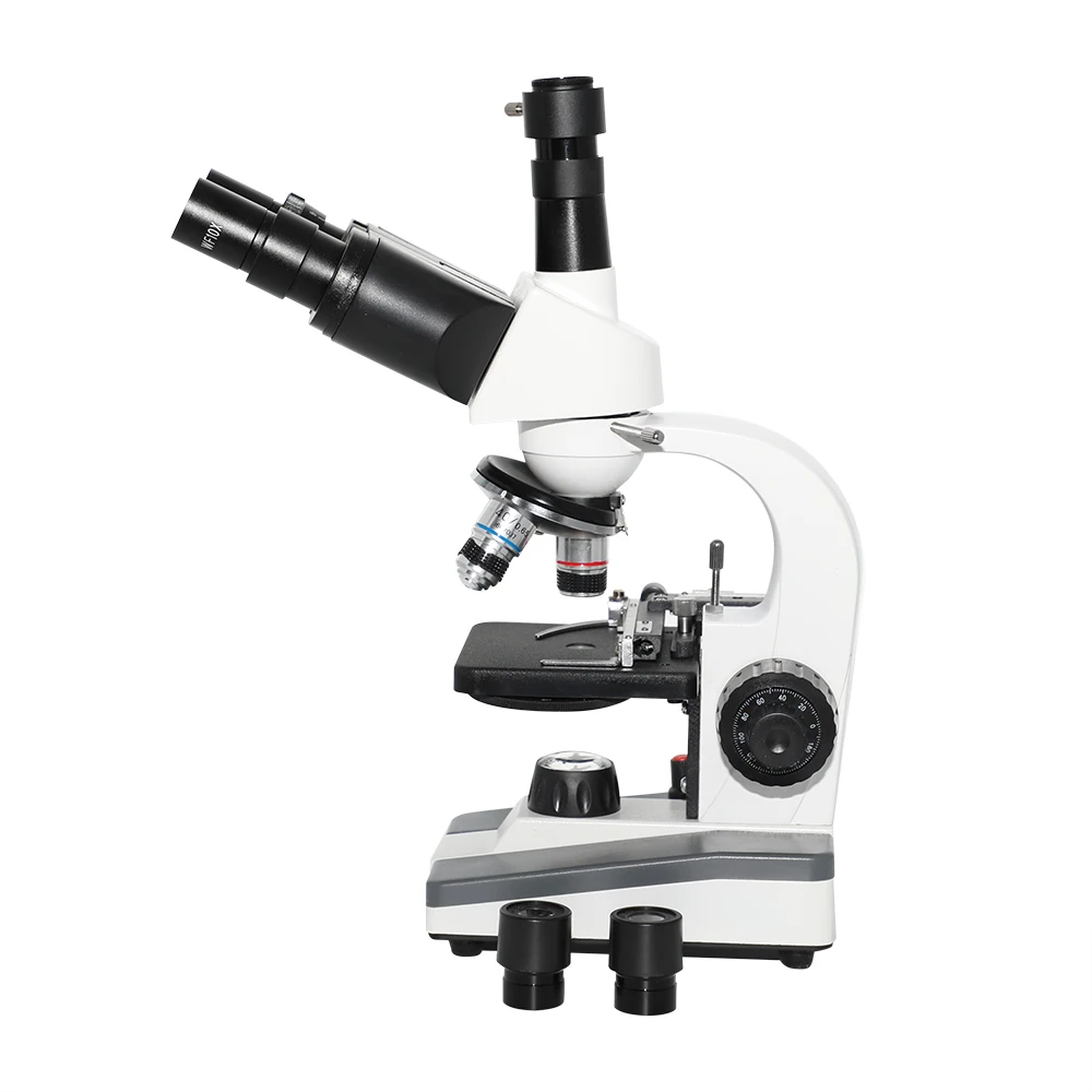 Trinocular 40X-640X Biological Microscopes Student Teaching Lab Microscope | Инструменты