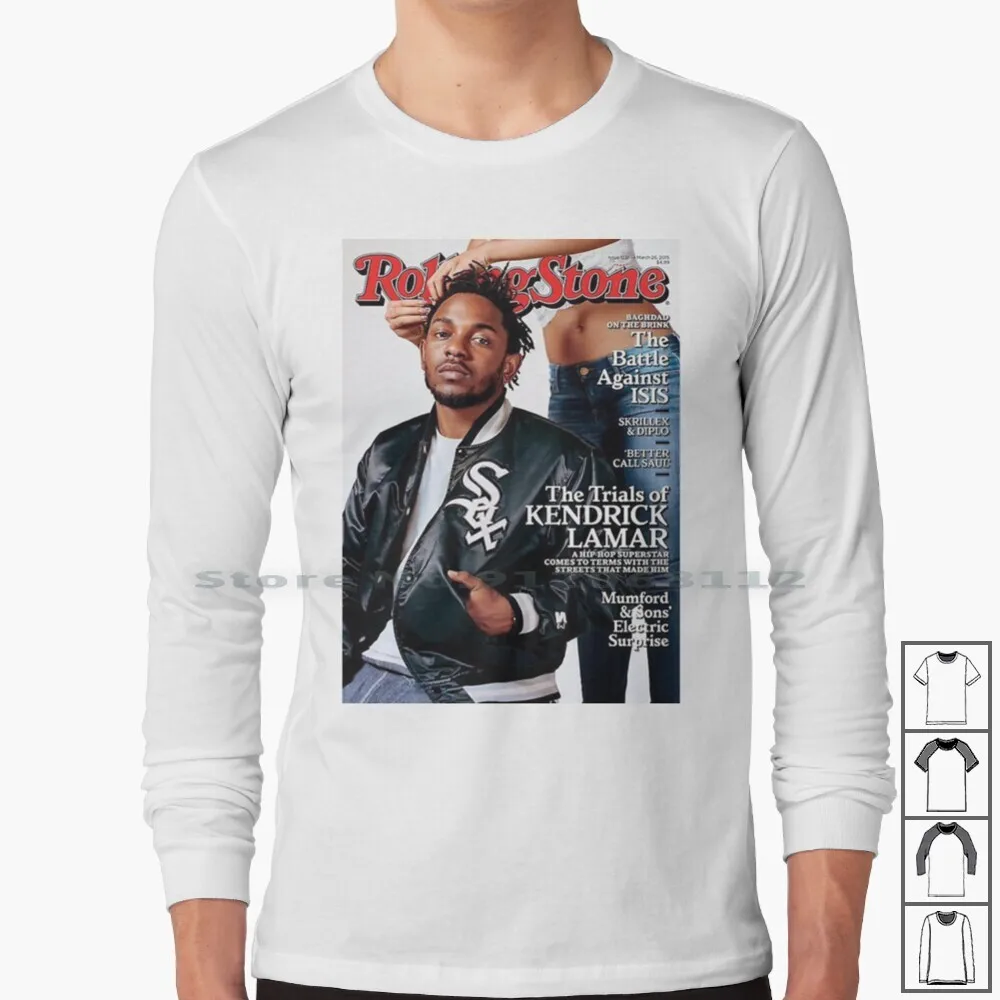

Kendrick-Long Sleeve T Shirt Kendrick Lamar Kendrick Lamar Kdot Tde Music Nambahi Rap Hip Hop