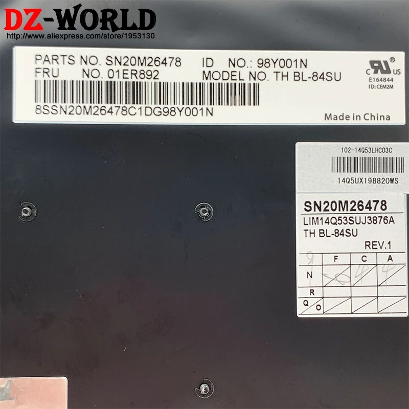 Новая Оригинальная русская Серебристая клавиатура с русской раскладкой и