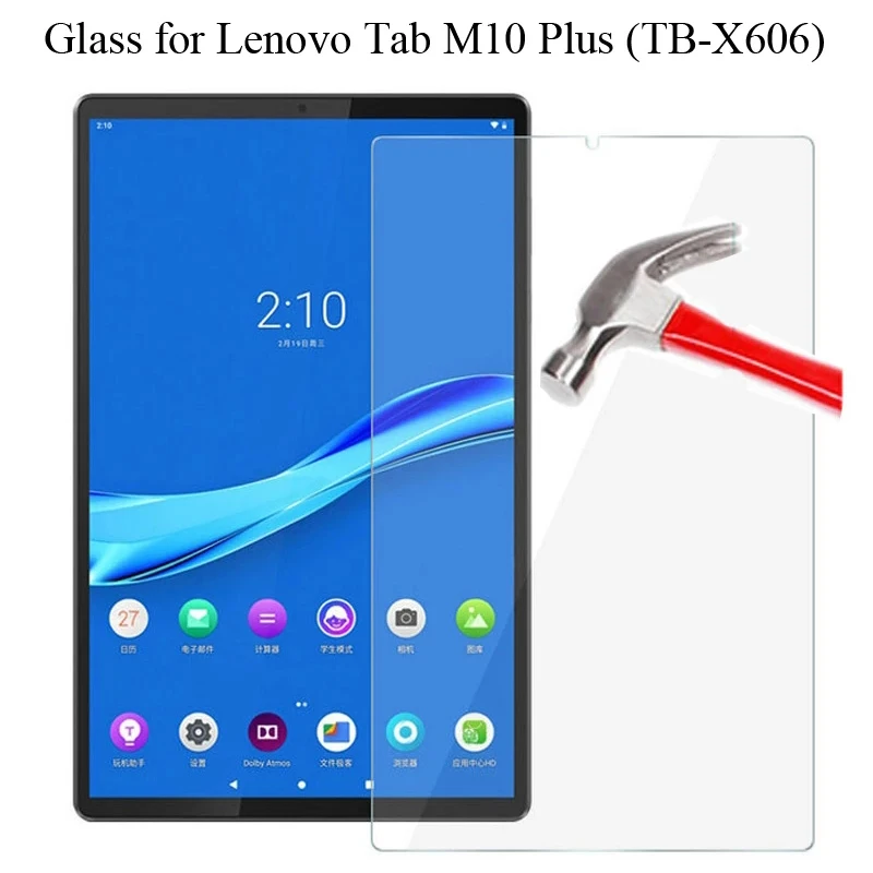 

9H Tempered Glass Screen Protector For Lenovo Tab M10 Plus 10.3'' TB-X606 Tablet Protective Film HD Tablet Protector Accessory