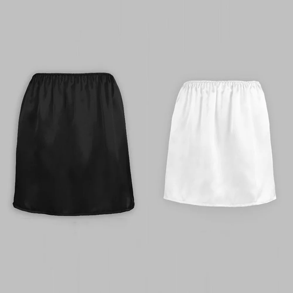 Женская атласная юбка-подъюбник свободная мини-юбка с защитой от воздействия |
