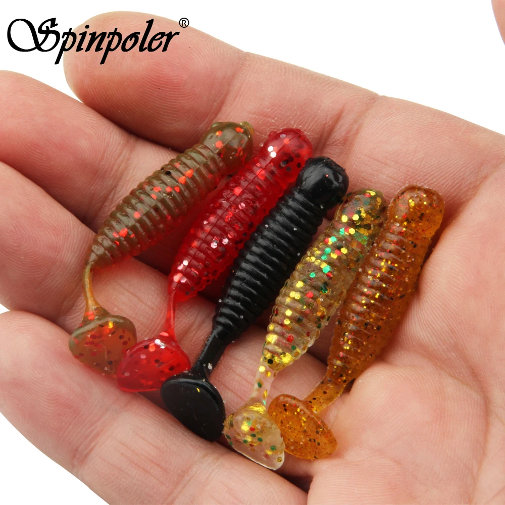 50 шт. мягкая рыболовная приманка 5 см 1 г|Наживки для рыбной ловли| |