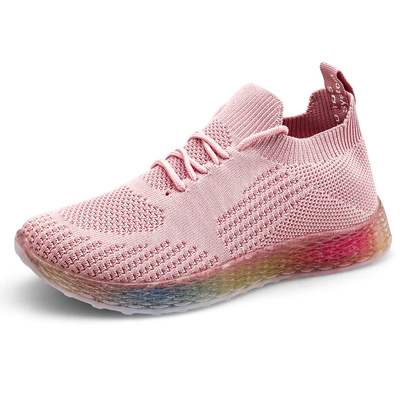 Hot Sale Cheap Tenis Feminino Women Gym Sport Shoes Women Tennis Shoes Female Stability Athletic Fitness Sneakers Trainers - Цвет: pink