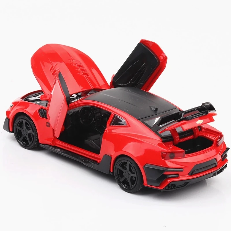 

New 1/32 Diecasts & Toy Vehicles Chevrolet Camaro Toy Car Model Collection Alloy Car Toys For Children Christmas Gift Bumblebee