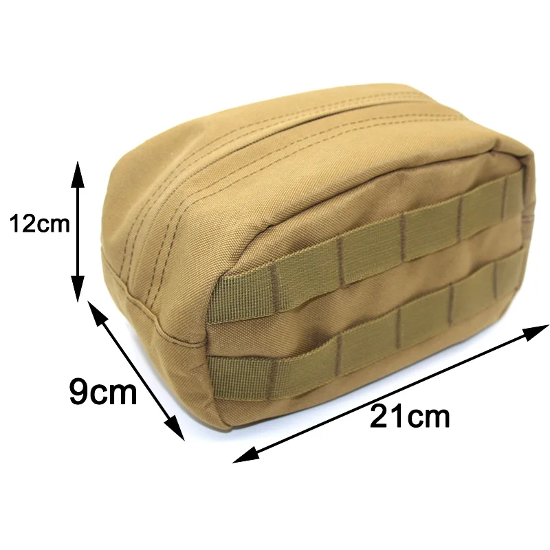 Тактический molle Чехол Водонепроницаемый страйкбол нейлон поясная EDC сумка Военная MultiCam охотничий мешок большой инструмент молния пакет чехол аксессуар