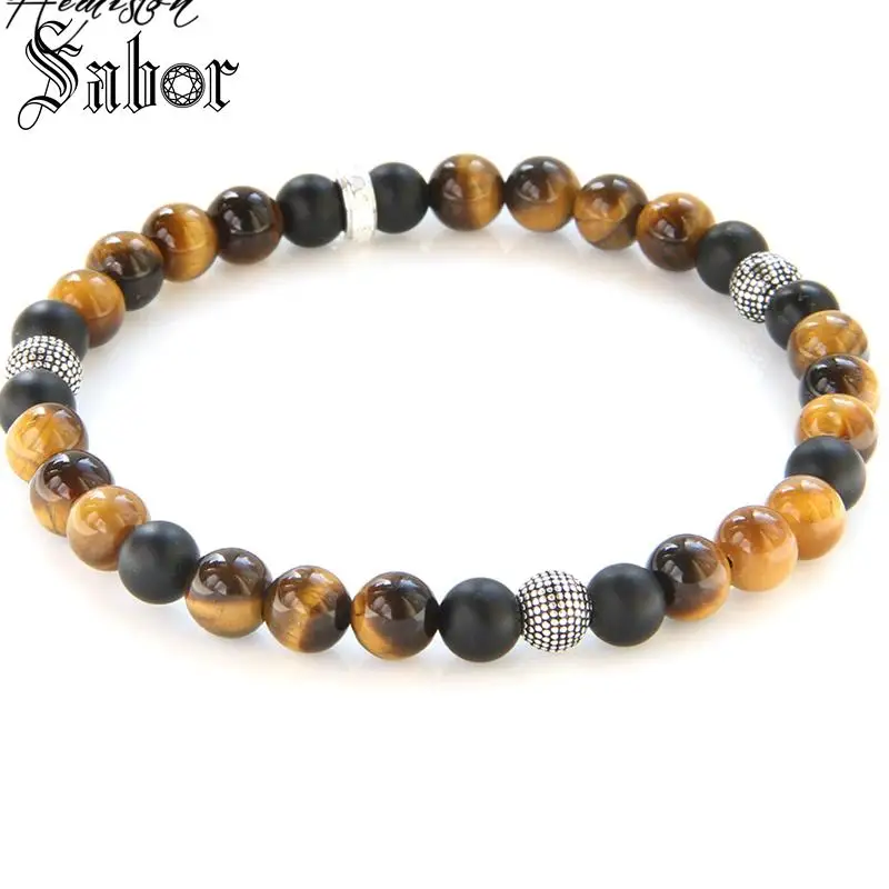 6 мм разноцветный материал микс с изображением Тигрового Глаза черный обсидиан