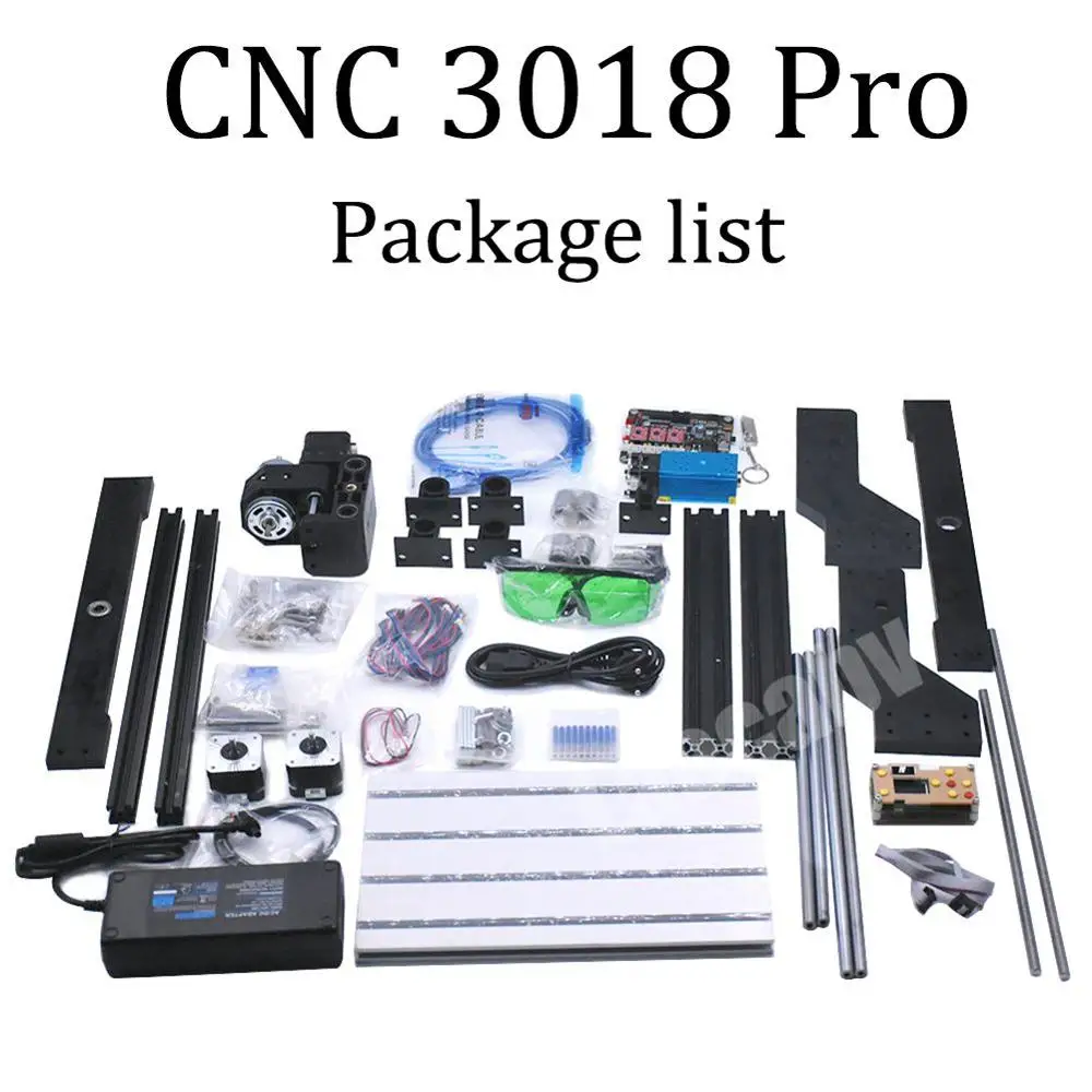 Фрезерный гравировальный станок с ЧПУ 3018 Pro фрезерный для ПХД ПВХ автономный