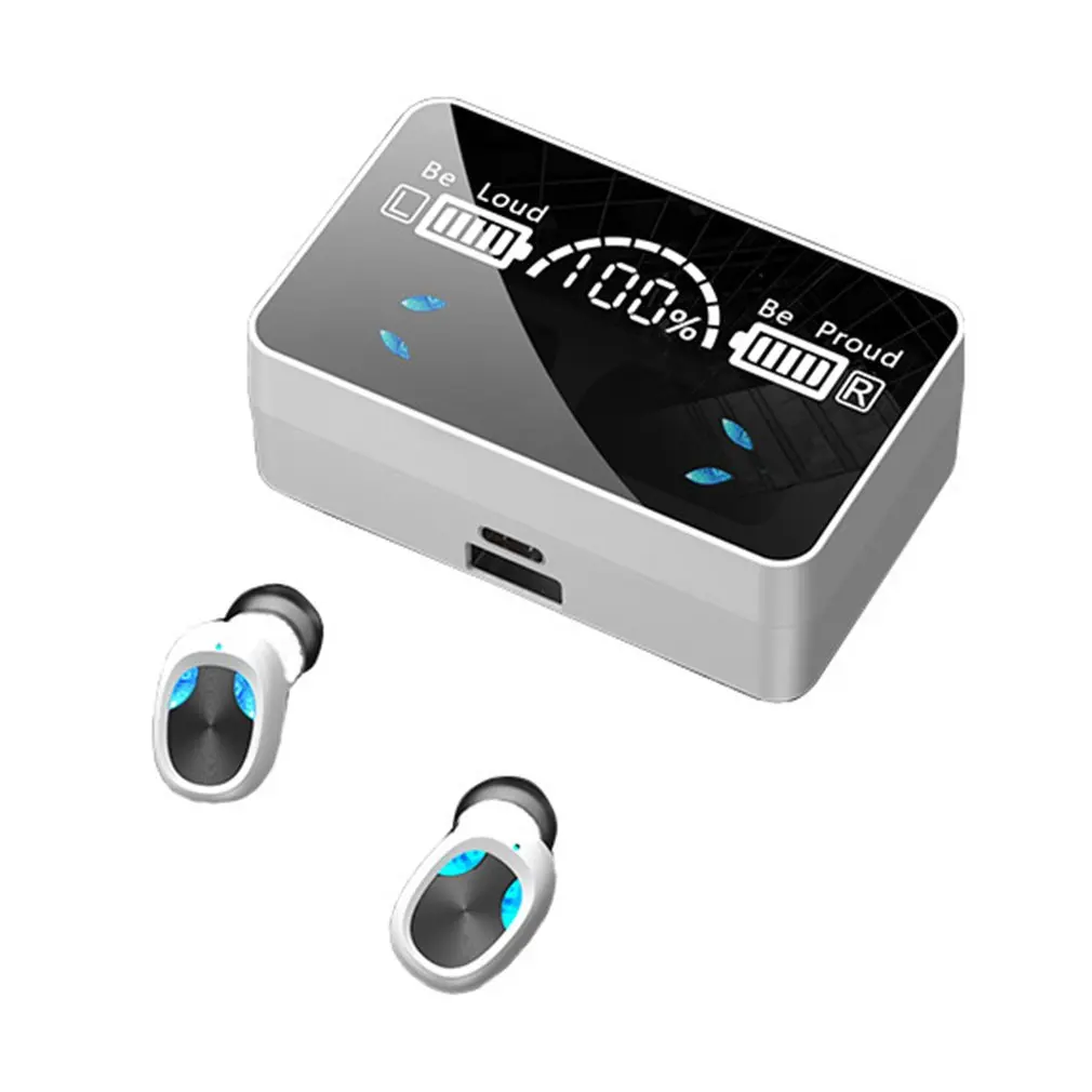 

Wireless Earphone Mini Earbuds TWS X3 Bluetooth-compatible Headphones Mirror Wireless Earphones Sports Game Headset Waterproof