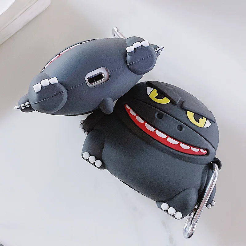 3D чехол для наушников Huawei Freebuds 3 силиконовый милый мультяшный Godzilla Pro чехлы с