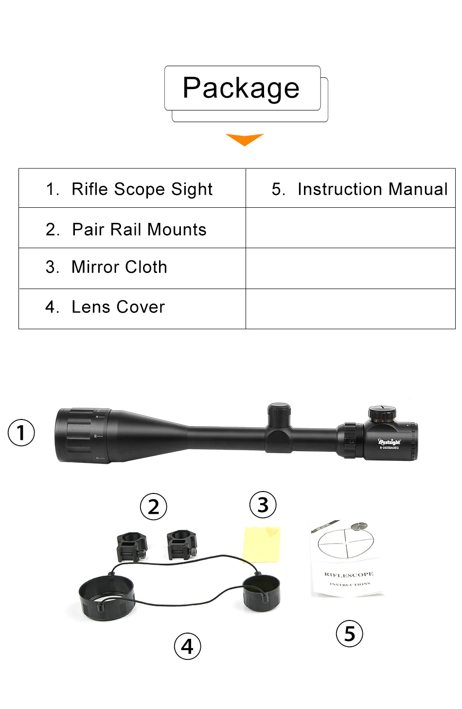 B BESTSIGHT тактический прицел 6-24X50 AOE красный зеленый с подсветкой Crosshair прицел оптический прицел охотничьи прицелы
