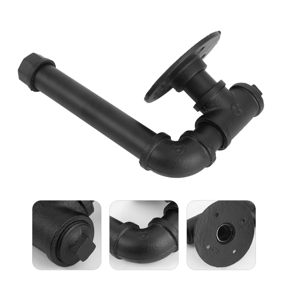 

1pc Creative Iron Towel Rack Home Bathroom Wall-mounted Towel Storage Rack
