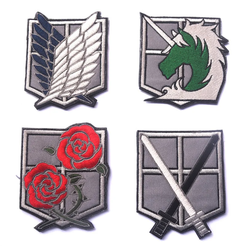 

Cosplay Attack on Titan Investigation Corps Armband Embroidered Armband Anime Clothing Accessories Printing Cosplay Accessories