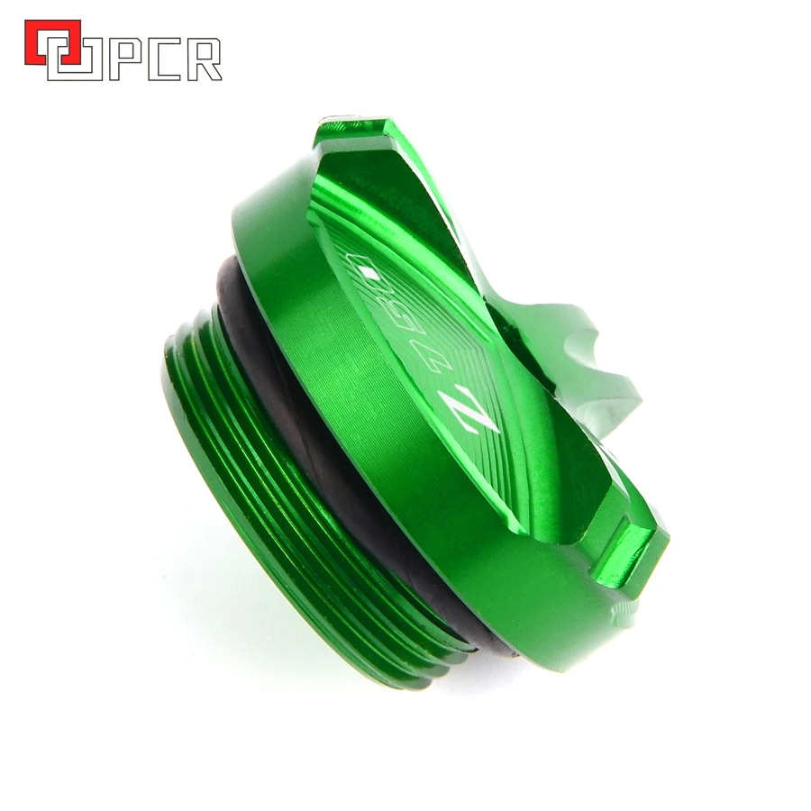 

Motorcycle CNC Accessories For kawasaki Z750 Z 750 Z750 2004-2010 2006 2007 2008 2009 Engine Oil Filler Cap Plug Green Red Gold