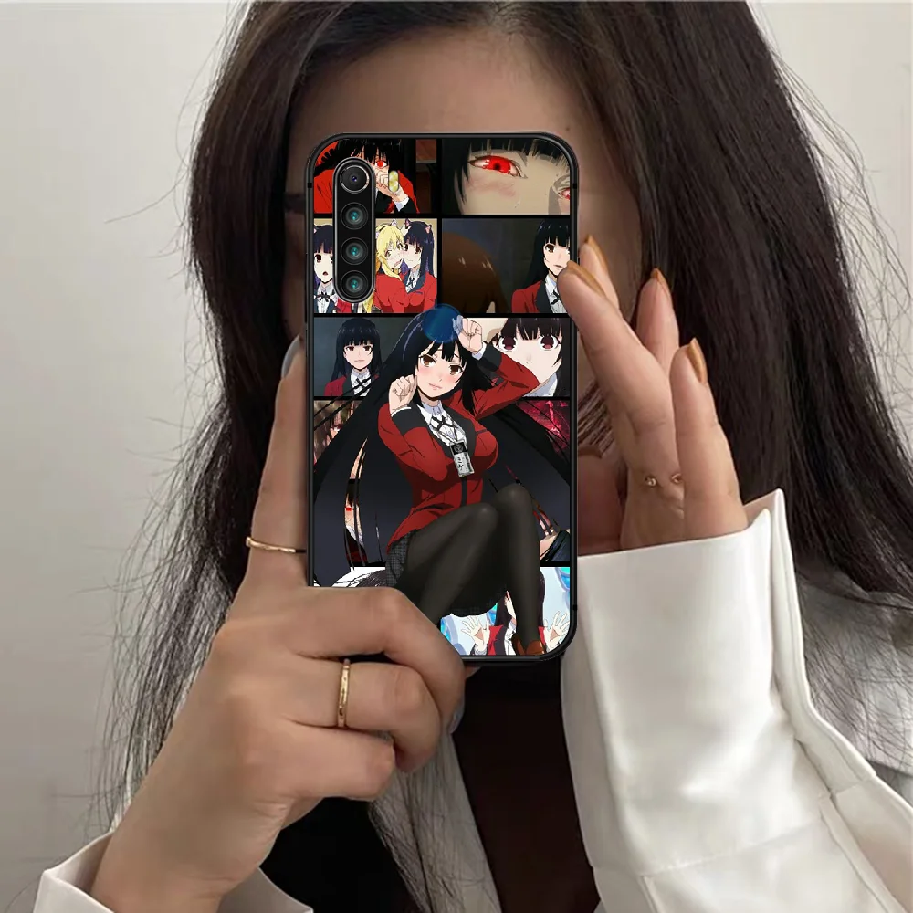 

Kakegurui Jabami Yumeko Anime Phone Case For XIAOMI Redmi Note 6 7 8 9 10 T Pro K40 black Etui Pretty Cell Tpu Shell Fashion