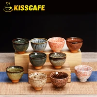 6 pcsset chinese ceramic tea cup ice cracked glaze cup kung fu teaset small porcelain tea bowl teacup tea accessories drinkware