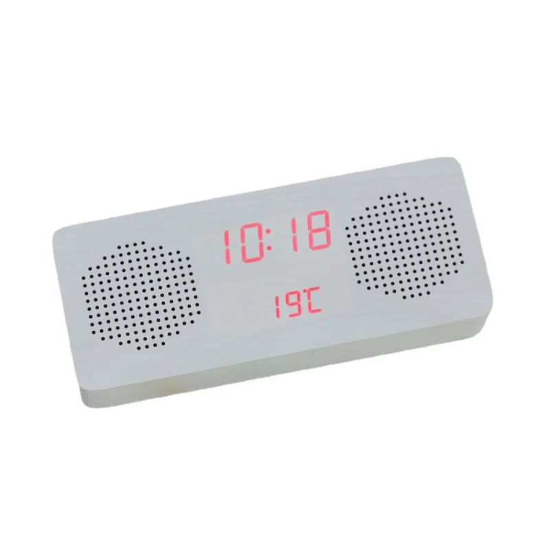 

Домашний декор, скандинавский светодиодный деревянный светящийся креативный будильник, умный термометр, будильник с радио, детский будиль...