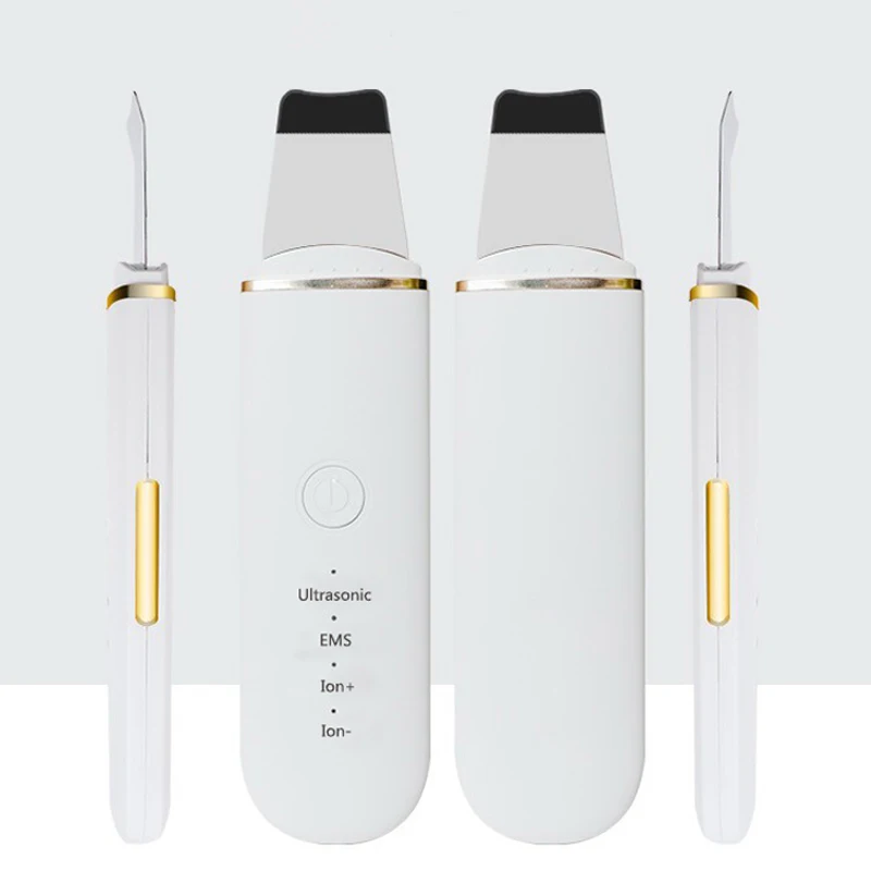 

Ultrasonic Skin Scrubber Deep Facial Cleaning Machine Peeling Shovel Remove Blackhead reduce face Wrinkle Whitening Lifting tool