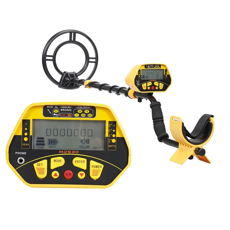

MD930 LCD Metal Detector Installation High Sensitivity Accuracy Metal Detecting Tool Treasure Underground Gold Finder