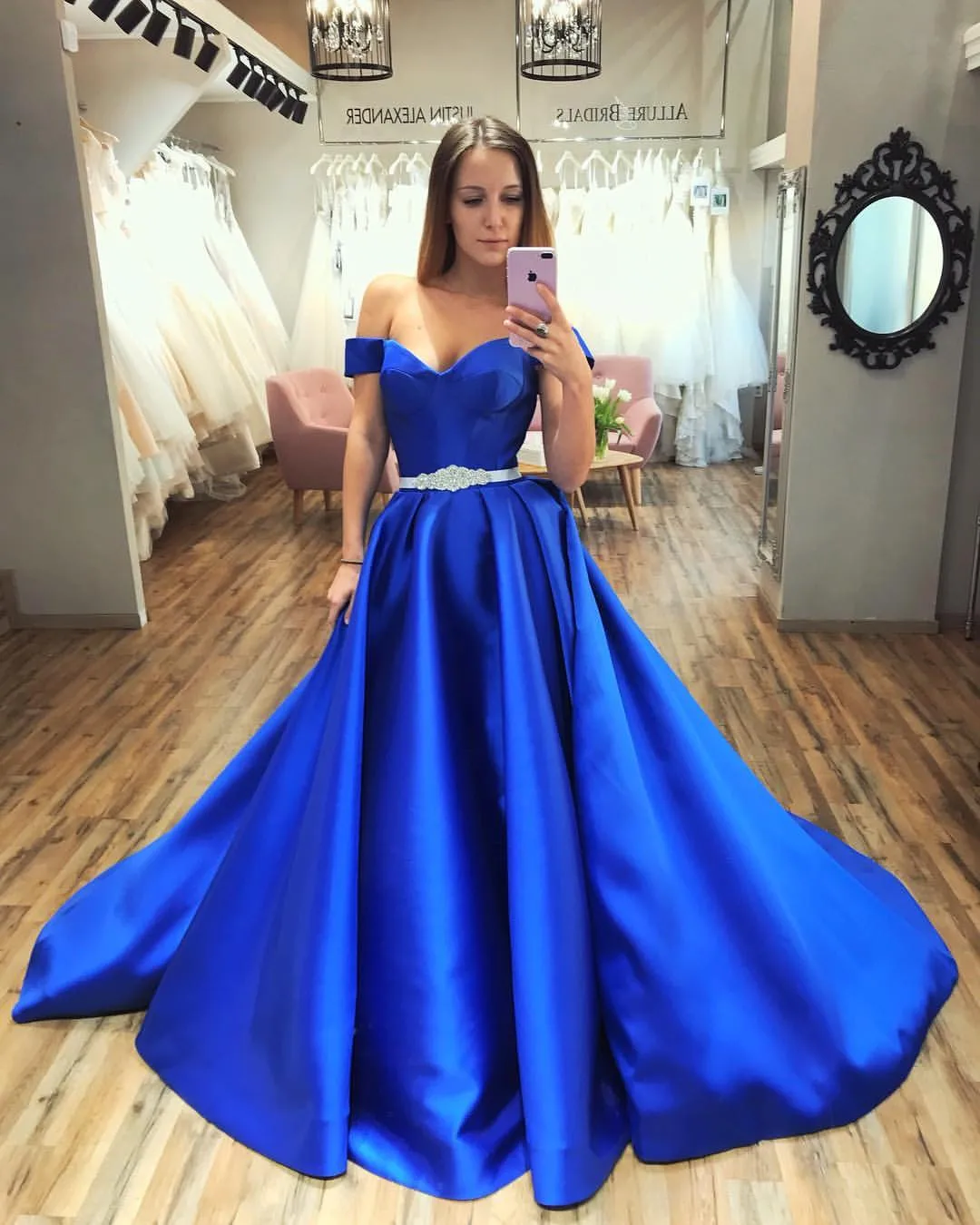 Vestidos De Gala элегантные платья для выпускного вечера милое бальное платье Простой сатин пояс с бисером платье для выпускного вечера Robe De Soiree
