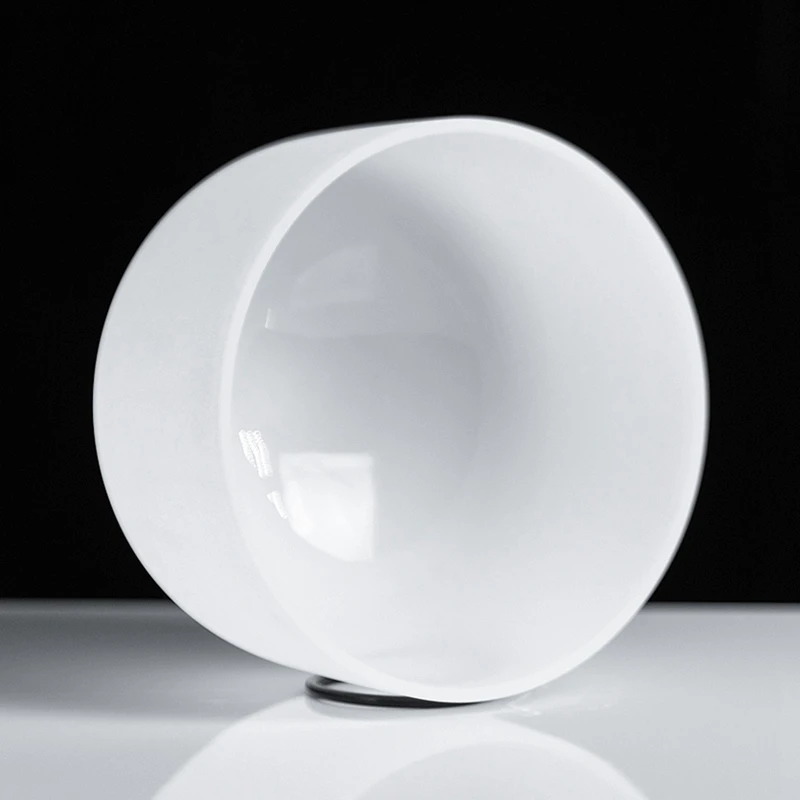 8 дюймов Note идеальный звук чакра Матовый Кварцевый Поющий чаша |